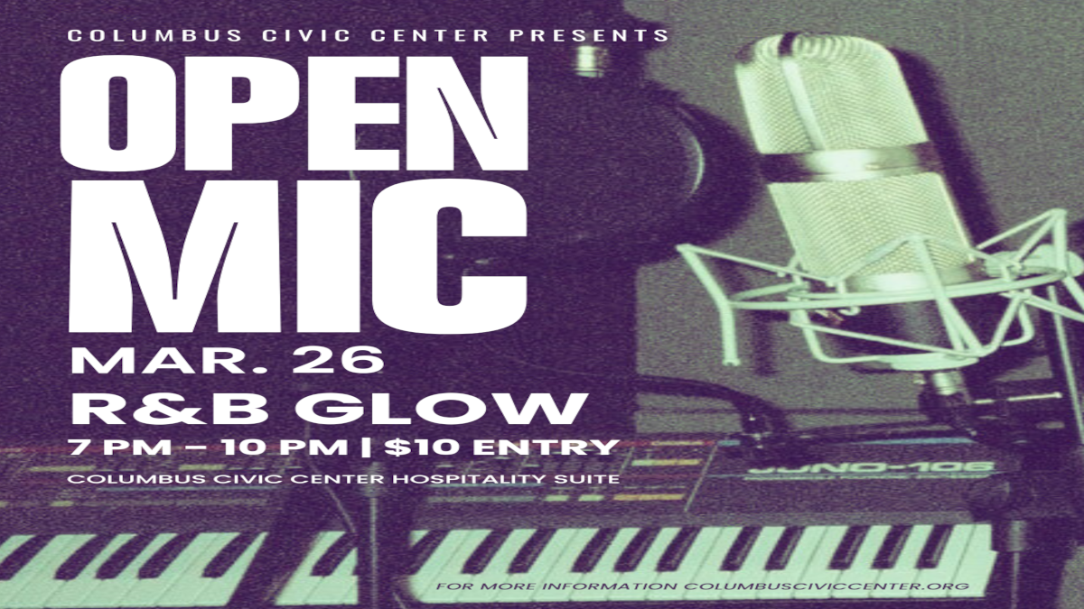 Open Mic R&B Glow On March 26 2026, at 7:00 PM