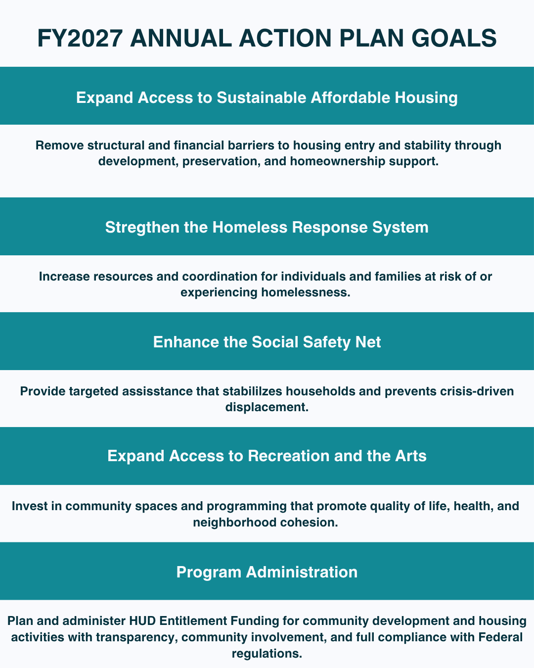 2026-2030 Consolidated Plan Goals