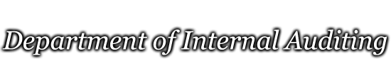 Logo of Department of Internal Auditors