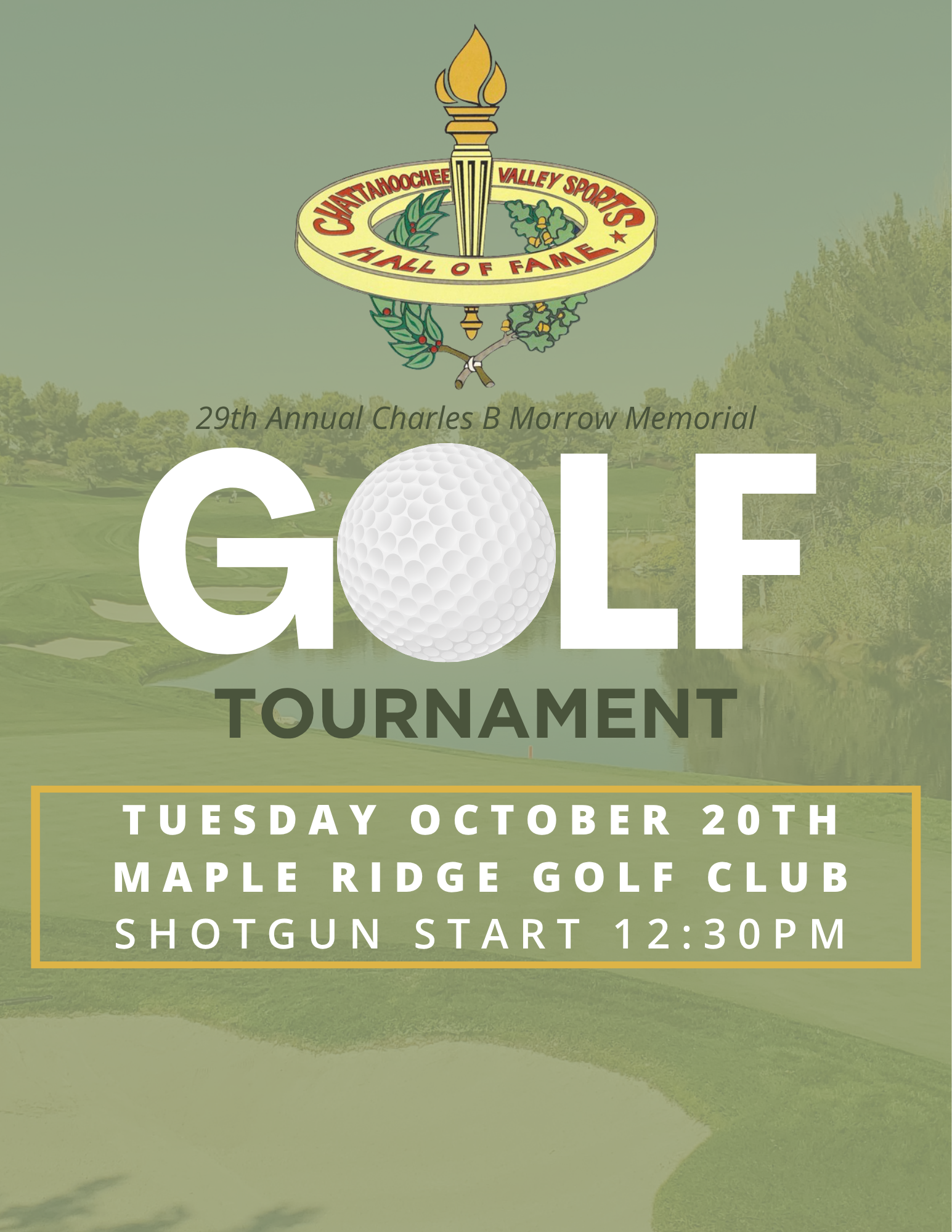 Golf Tournament - October 20